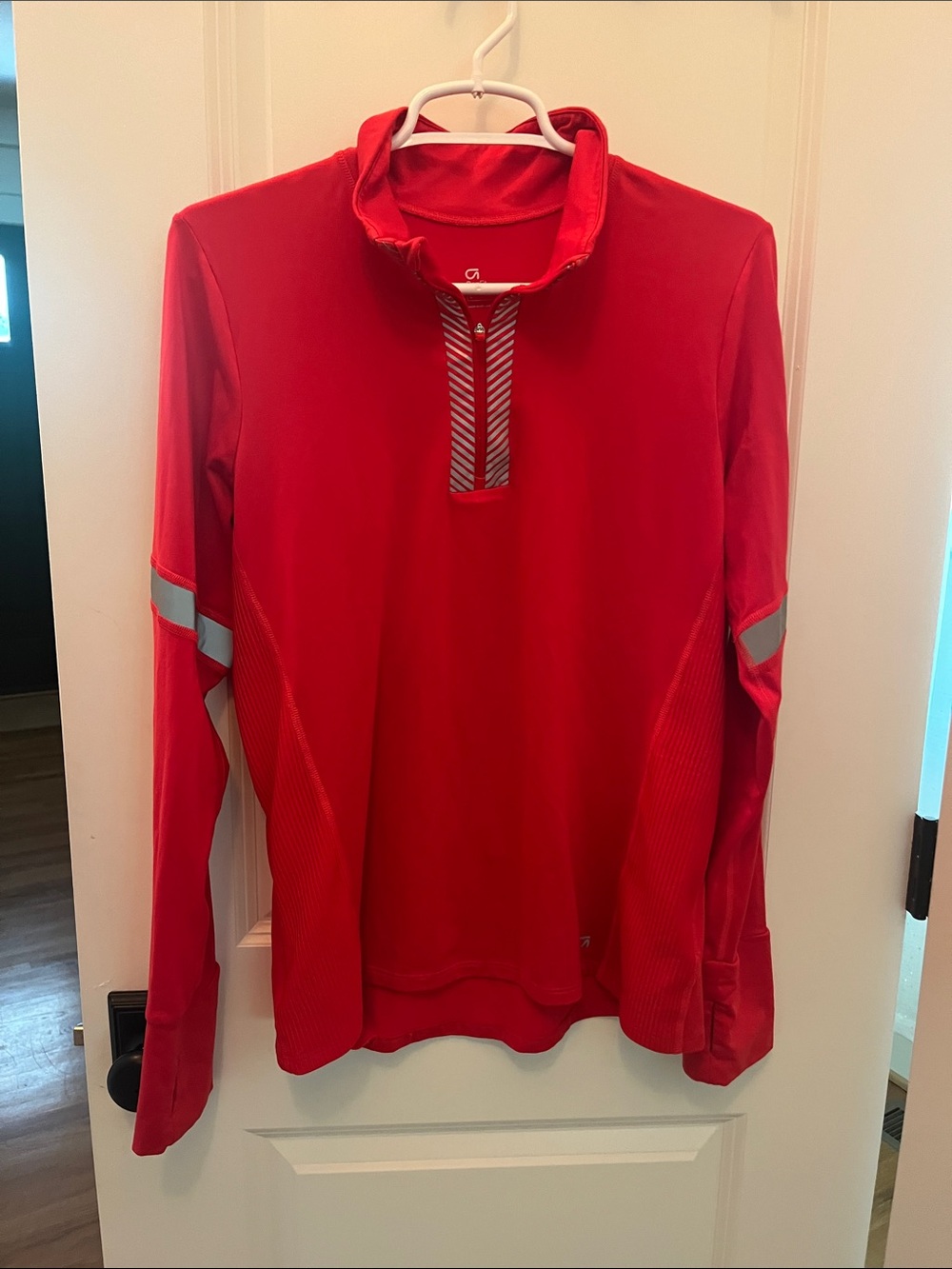 ❤️ 6 for 20 ❤️ GAPFit Red Quarter-Zip Performance long sleeved size L